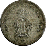 Norway  Oscar II Silver 1888 10 Ore Mintage-500,000 SCARCE DATE KM# 350 (19 315)