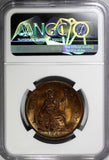 Great Britain George VI Bronze 1940 1 Penny NGC MS63 BN KEY DATE KM# 845 (039)
