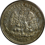 Mexico SECOND REPUBLIC Silver 1888 Mo M 25 Centavos Mintage-192,000 KM# 406.7