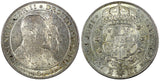 SWEDEN Oscar II Silver 1907 EB 2 Kronor Golden Wedding Anniv.UNC  KM#776 (132)