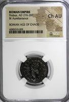 ROMAN EMPIRE,Probus,AD 276-282 BI Aurellanianus /Abundantia  NGC Ch AU (005)