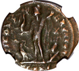 ROMAN Licinius I AS CAESAR AD 308-324 BI REDUCED NUMMUS /JUPITER ZEUS NGC (010)