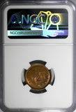 Rhodesia Bronze 1975 1/2 Cent NGC MS66 BN TONING TOP GRADED BY NGC KM# 9 (005)