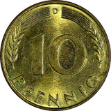 Germany - Federal Republic 1950 D 10 Pfennig UNC KM# 108 (20 179)