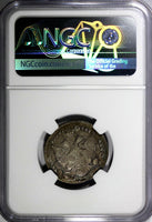 Russia Catherine II Silver 1778 SPB 20 Kopecks NGC XF40 "ВСЕРОСС" C# 63b (050)