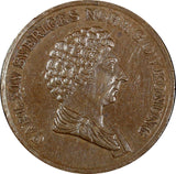 Sweden Carl XIV Johan Copper 1837 1 Skilling Banco KM# 642 (21 687)