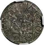 Germany Schles-Hols-Schauenburg Silver 1609 IG 1/16 Thaler NGC AU58 TOP KM# 47