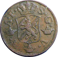 SWEDEN COPPER  Adolf Frederick 1761 2 Ore, S.M. KM# 461