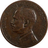 Italy Vittorio Emanuele III Bronze 1912 R 5 Centesimi Better Date KM# 42 (318)