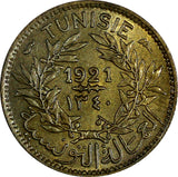 Tunisia Chambers of Commerce 1340 (1921) 50 Centimes Toned UNC KM# 246 (19 351)