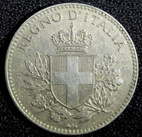 Italy Vittorio Emanuele III Copper-nickel 1919 R 20 Centesimi  KM# 58 (23 722)