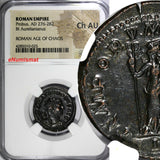 ROMAN Probus,AD 276-282 BI Aurellanianus Silvered / Felicitas  NGC Ch AU (025)