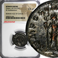 ROMAN Probus,AD 276-282 BI Aurellanianus / Felicitas standing NGC Ch AU (044)