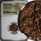 ROMAN Severus II as Caesar AD 306-307 BI Quarter Nummus /Genius Wealth NGC (023)
