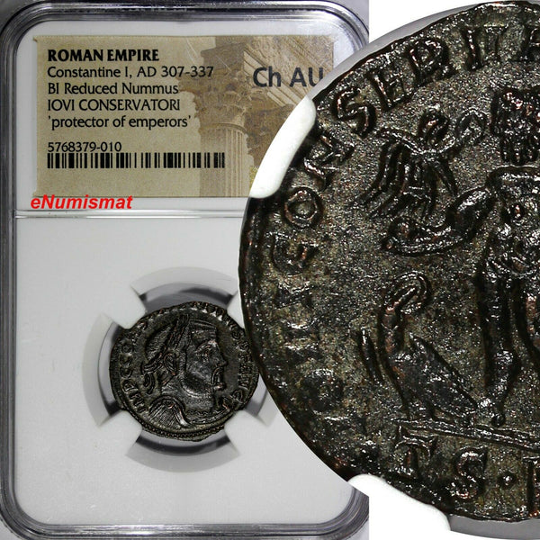 Roman Empire Nicomedia Licinius I. 308-324 AD BI Redused Nummus NGC Ch AU (010)