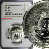 Germany-Democratic Republic 1979 5 Mark Brandenburg Gate NGC MS65 KM# 29 (20)