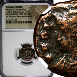 ROMAN Constantinian Dynasty AE3/4 Nummus AD 330-340 / She-Wolf &Twins NGC (112)