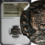 ROMAN Constantinian Dynasty AE3/4 Nummus AD 330-340 / She-Wolf &Twins NGC (124)