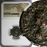 ROMAN PALMYRA Vaballathus & Aurelian AD 270-272 BI Double-Denarius NGC (023)