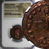 ROMAN Maximinus II AD 310-313 Bi Redused Nummus / GENIUS NGC (206)