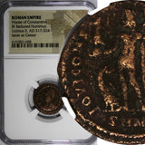 ROMAN Licinius II AS CAESAR AD 317-324 BILLON REDUCED NUMMUS /JUPITER NGC (058)
