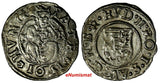 Hungary Rudolf II (1576-1608) Silver 1591 K-B Denar MB# 260 (15 178)