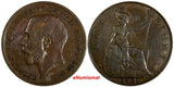 GREAT BRITAIN George V Bronze 1921 1 Penny KM# 810 (15 351)