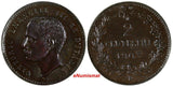 ITALY Vittorio Emanuele III Bronze 1903 R 2 Centesimi UNC 1st Year for Type KM38