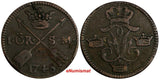 SWEDEN Frederick I (1720-51) 1748 S.M.1 Ore Avesta mint 29.75 mm KM# 416.1/15678