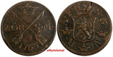 SWEDEN Adolf Frederick (1751-1771) Copper 1765 S.M.2 Ore 33.7 mm KM# 461(15 686)