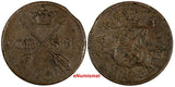 SWEDEN Adolf Frederick (1751-1771) Copper 1766 S.M.2 Ore 33.7 mm KM# 461(17 111)