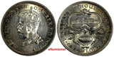 Australia George V Silver 1927 1 Florin aUNC Flashy Opening of Parliament KM# 31