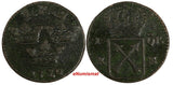 Sweden Frederick I Copper 1720 1 Öre 1st Year for Type KM# 383.1 (17 422)