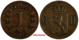 Norway Oscar II Bronze 1899 1 Øre Norwegian Lion KM# 352 (17 540)