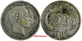 Denmark Christian IX Silver 1900 VBP 25 Ore KM# 796.2 (17 624)