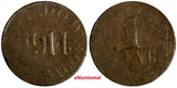 Mexico-Revolutionary DURANGO Copper 1914 1 Centavo 20 mm VF KM# 625 (17 631)