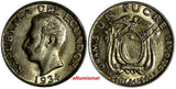 Ecuador Antonio José de Sucre Silver 1934 1 Sucre aUNC KM# 72 (17668)