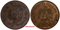 Mexico-Revolutionary GUERRERO Copper 1915 10 Centavos aUNC KM# 645 (17 720)