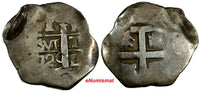 Peru Philip V (1700-1746) Silver 1720 L M 1 Real Cob (2,76g.) KM# 31 (17 766)