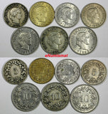 SWITZERLAND LOT OF 7 COINS 1924-1981 5,10 Rappen KM#27,KM#27b,KM#26 (17 957)