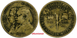 Brazil Aluminum-Bronze 1922 1000 Reis Independence Centennial KM# 522.1 (17 967)