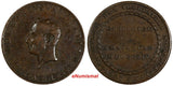 NETHERLANDS Copper 1814 Medal Inauguration of WILLEM I 23mm ORANJE NASSAU (259)