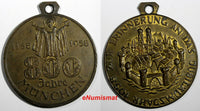 GERMANY 1158-1958 Munich Bavaria 800 Year Anniversary Bronze Medal 38,7mm (301)