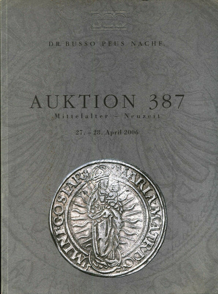 Dr.Busso Peus Nachf Auction 387,2006.Frankfurt.ANCIENT-MEDIEVAL-MODERN COINS(63)
