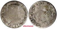 Colombia Silver 1819 JF 2 Reales One Year Type NUEVA GRANADA RARE KM# 76