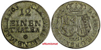 Germany SAXONY-ALBERTINE Silver 1763 FWoF 1/12 Thaler Last Date KM# 877 (8582)
