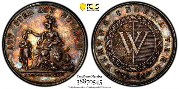 SWITZERLAND Silver Medal ND (E.19TH CENTURY, BEFORE 1832) PCGS SP62 Appel-3295