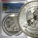 US Silver 1878-S Trade Dollar $1.00 PCGS AU DETAILS Chinese Chop Marked (882)