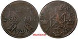 Sweden Fredrik I Copper 1749 2 Ore, S.M.Silvermynt Mintage-313,000 KM#437/10318