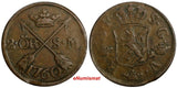 SWEDEN Adolf Frederick (1751-1771) 1760 S.M. 2 Ore Mintage-558,000 KM#461 15101